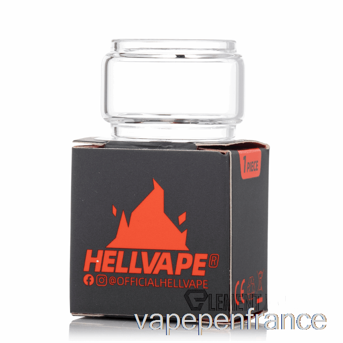 Hellvape Hellbeast 2 Verre De Remplacement 3,5 Ml Stylo Vape En Verre Droit